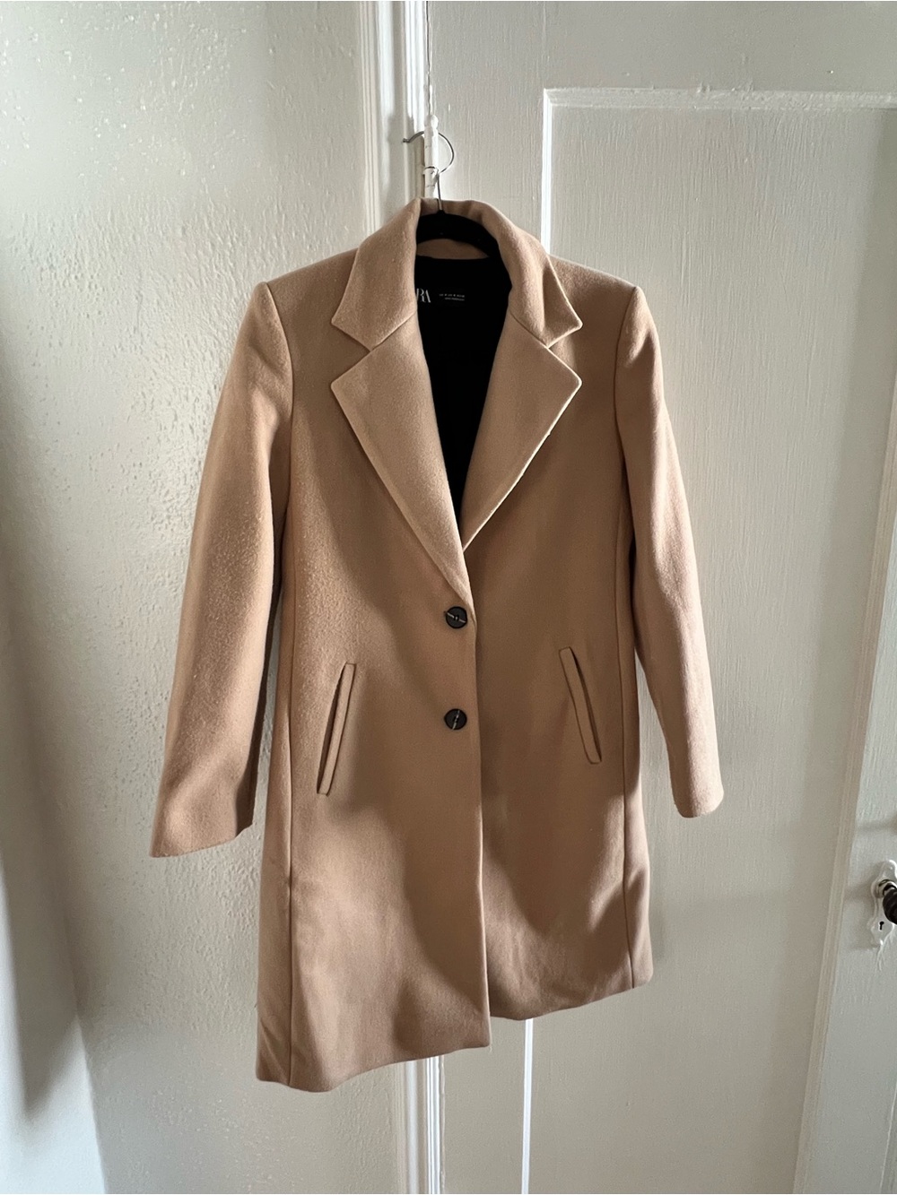 Zara Wool-Blend Pea Coat